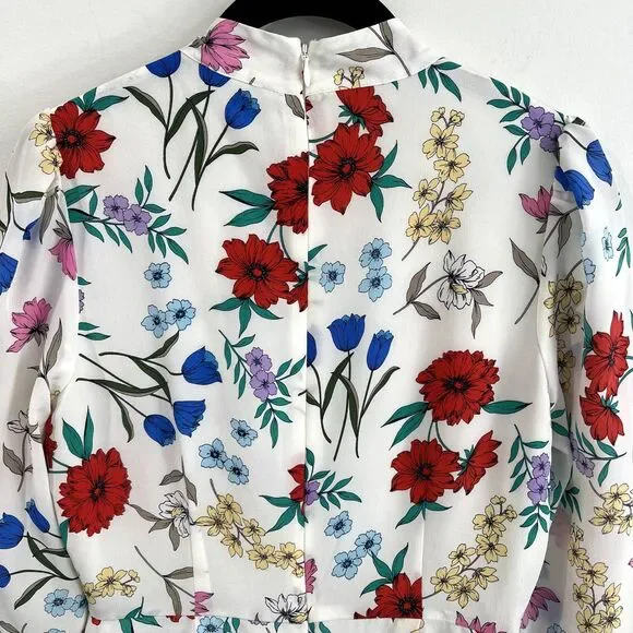 NWT Yumi Kim Night Fever Garden at Dawn 100% Silk Floral Mini Dress 4 - Picture 11 of 14